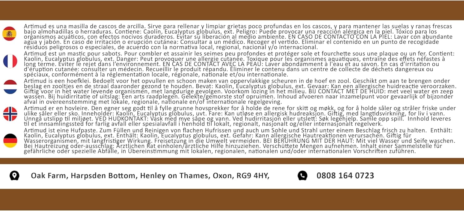 masilla antibacteriana artimud, de red horse